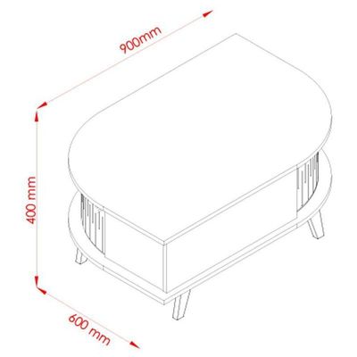 Aparador Estoril E Mesa De Centro Indianápolis Calacata Off White – Madetec