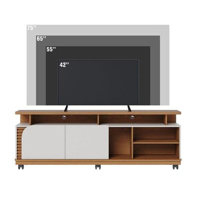 Rack Bancada Jurerê 1.8 Freijó Off White Matte – Colibri
