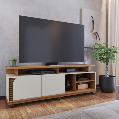 Rack Bancada Jurerê 1.8 Freijó Off White Matte – Colibri