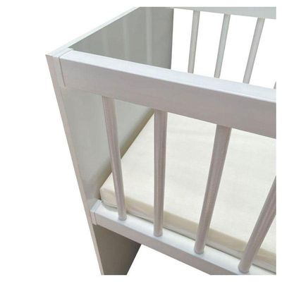 Quarto Bebê 4 Portas Com Gaveteiro Ternura Baby E Mini Berço Moisés Alegria Com Colchão - Incorplac