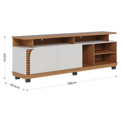 Rack Bancada Ambiente Jurerê 1.8 Freijó Off White Matte – Colibri