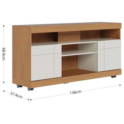 Rack Bancada Ambiente Yara Freijó Off White – Colibri