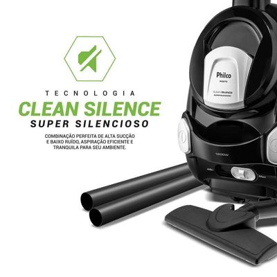 Aspirador De Pó Philco 1800W 2,2L Super Silencioso PAS70 110V