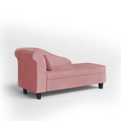 Recamier Diva França 1,60m Suede Rose - Inova Decor