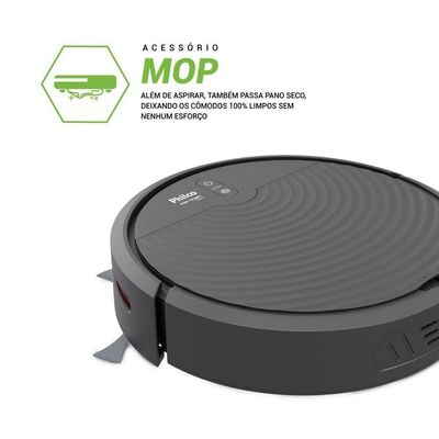 Aspirador Robô Philco Função MOP Seco Antiqueda PASE10 Bivolt