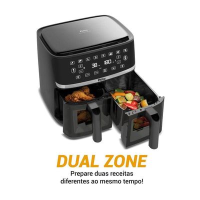 Air Fryer Philco 10L Cesto Duplo 2000W PAF10A 110V