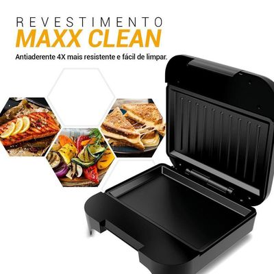 Sanduicheira e Grill Philco 2 em 1 Antiaderente 750W PGR25A 220V