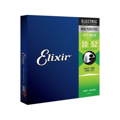 Encordoamento Para Guitarra .010 Light Heavy Optiweb...
