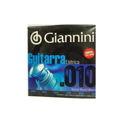 Encordamento Giannini Guitarra Com 10