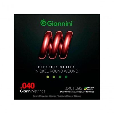 Encordoamento Para Contrabaixo .040 Giannini Geebrl