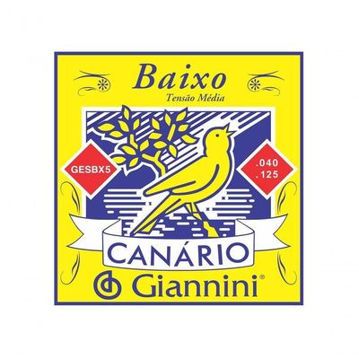 Corda Para Contrabaixo Giannini Gesbx5 Super Leve