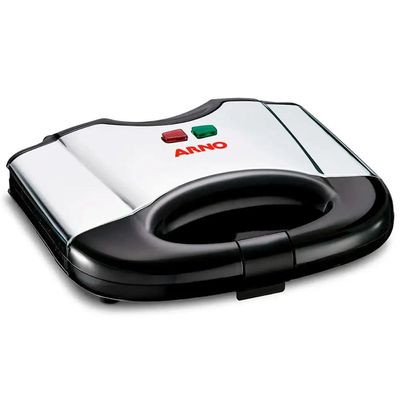 Sanduicheira Antiaderente ARNO 700W Compacta - SACS - 8000035846  PRETO/INOX  110 VOLTS