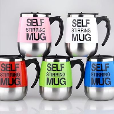 Caneca Misturadora Copo Mixer Magnético 400ml Recarregável Stirring Mug Xícara Elétrica Azul Escuro