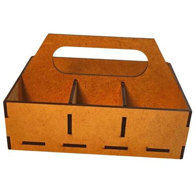 Porta Guardanapo E Sachê Em Mdf - Kit 10 Unidades