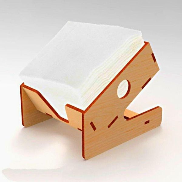 Porta Guardanapo Em Mdf - Kit 5 Unidades