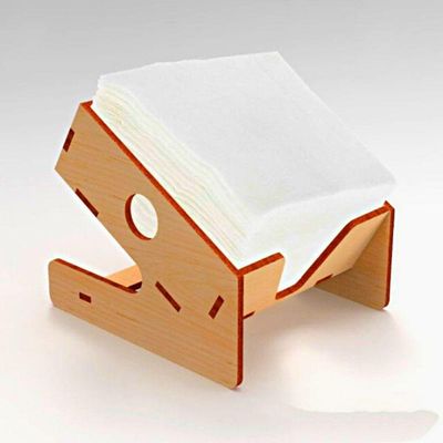 Porta Guardanapo Em Mdf - Kit 10 Unidades