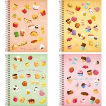 Caderno Espiral Capa Dura Universitário 1 Matéria Taste 80 Folhas Tilibra Laranja