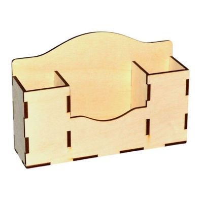 Porta Guardanapo E Sachê Em Mdf - Kit 5 Unidades