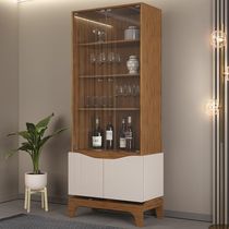 Cristaleira Para Sala De Jantar 4 Portas 74cm Alice D04 Freijó/off White - Mpozenato