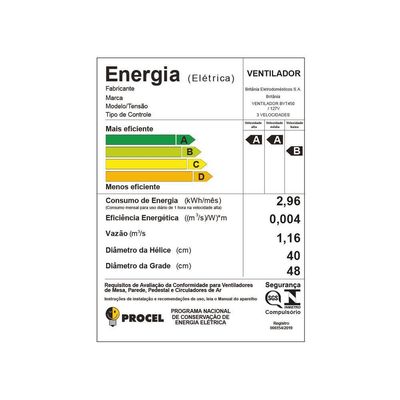 Ventilador De Coluna Britânia Maxx Force Turbo 160W BVT450 110V