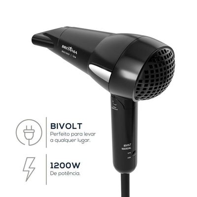 Secador De Cabelos Britânia 1200W BSC1200 Bivolt