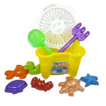 Baldinho De Praia Kit Castelo De Areia 19cm 08