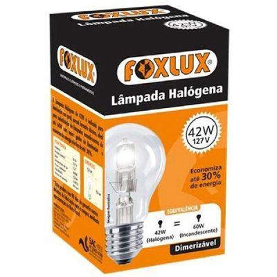Kit 2 Lampada Halogena Classica 42w 127v Foxlux