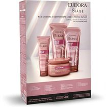 Kit Eudora Siage Promopack Nutri Rose 3 Produtos - Shampoo + Condicionador + Leave-in