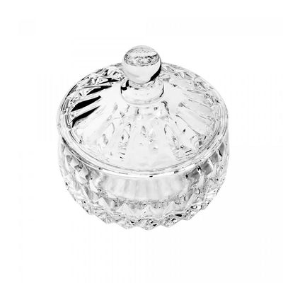 Potiche Em Cristal Louise 14x14cm Wolff Transparente