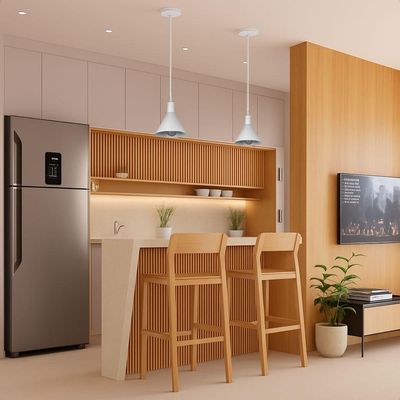 Lustre Pendente Blumenau Toni Minimalista E27 Bivolt Branco
