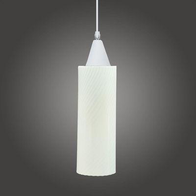 Lustre Pendente Taschibra Anne 20cm Leitoso E27 Bivolt Branco
