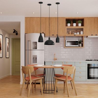Lustre Pendente Blumenau Mila Minimalista E27 Bivolt Preto