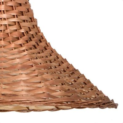 Lustre Pendente Blumenau Bali Chapéu Vime E27 Bivolt
