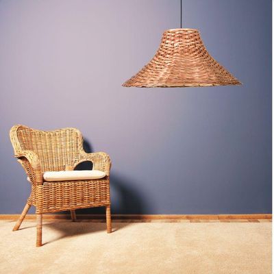 Lustre Pendente Blumenau Bali Chapéu Vime E27 Bivolt
