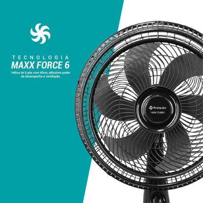 Ventilador De Coluna Prime Air Maxx Force 6 160W AVTE450 220V
