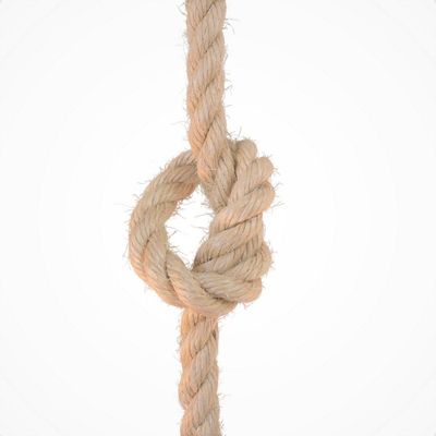 Lustre Pendente Blumenau Sailor Madeira Corda Sisal E27 Bivolt