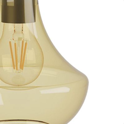 Lustre Pendente Blumenau Verbena E27 Bivolt âmbar