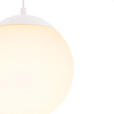 Lustre Pendente Blumenau Globb E27 Bivolt Leitosa