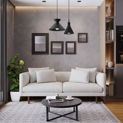 Lustre Pendente Blumenau Toni Minimalista E27 Bivolt Preto
