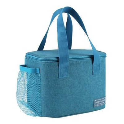 Kit Bolsa Térmica E Pote Marmita De 2 Andares 1600ml - Jacki Design Azul