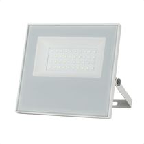 Kit 6 Refletor Holofote De Led 50w Branco Frio 6500k Branco 110/220v