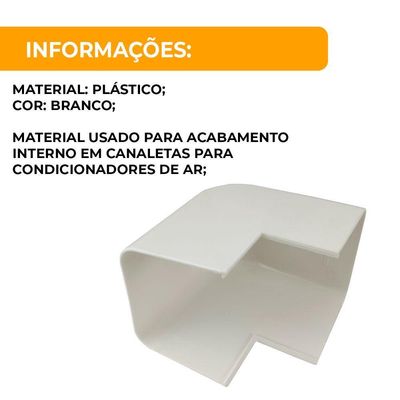 Curva ângulo Externo Para Canaleta Cb80