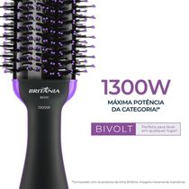 Escova Secadora Britânia 4 em 1 1300W Bivolt BES35 Bivolt