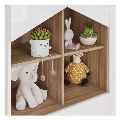 Guarda Roupa Infantil Ambiente Ternura 4 Portas Branco Jequitibá Hp - Henn