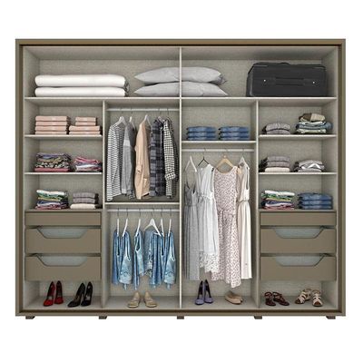 Guarda Roupa Casal Dallas Duna Off White – Henn