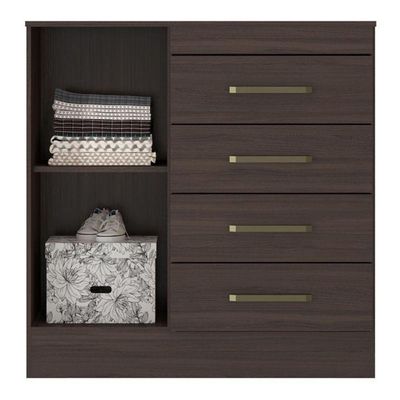 Cômoda Montevideu E Sapateira Multiuso Golden Café Touch - Demóbile