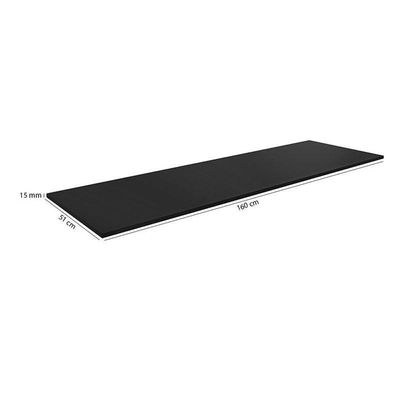 Tampo Para Balcão 160 Cm Preto Fosco - Ajl