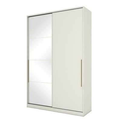 Guarda Roupa Solteiro Ambiente New Predileto Areia Com Espelho - Henn