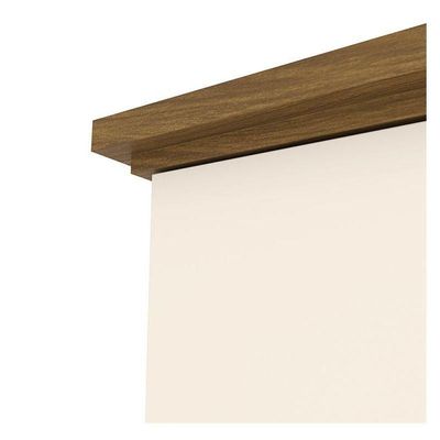Guarda Roupa Casal Napoli 6 Portas Off White Nature - Henn
