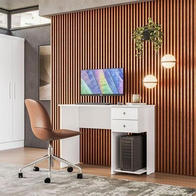Mesa Escrivaninha 4115 Branco Brilho – Qmovi